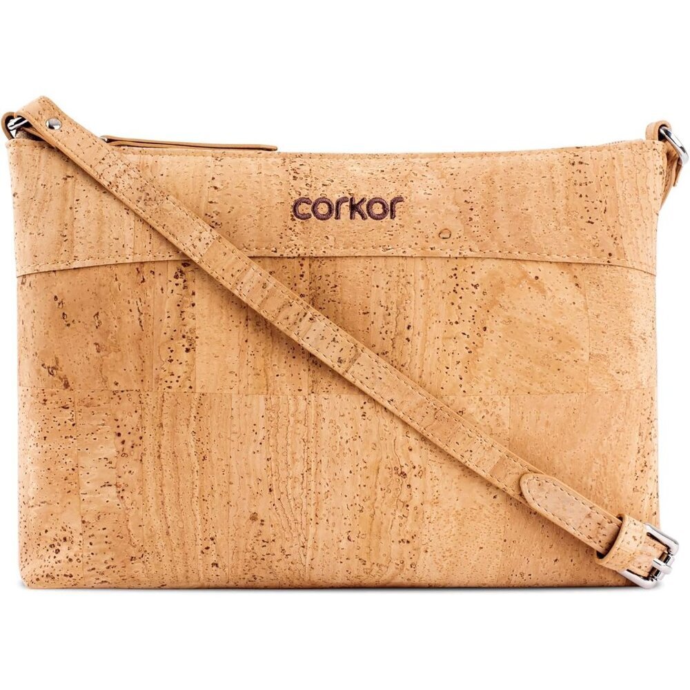 Vegan Cork Crossbody Purse Womens Small Handbag Portugal Non-Leather